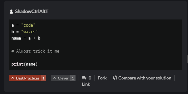 iLoveCodewars