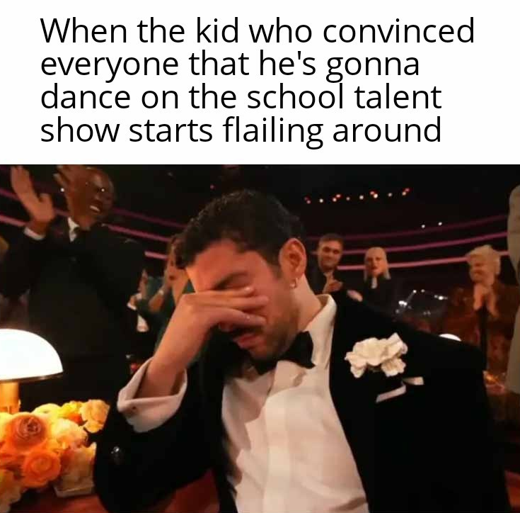 Those dance moves are wack