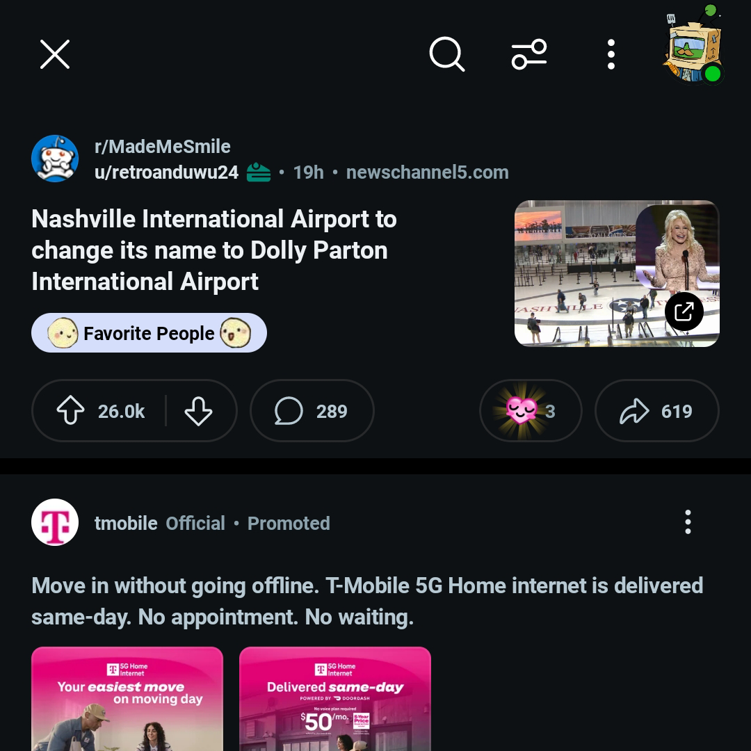 It's about time. Now we can all get in Dolly!