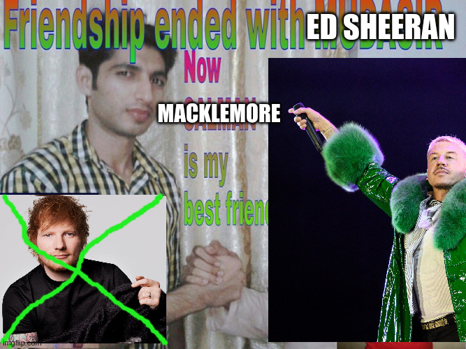 Music industry got me making memes again.
