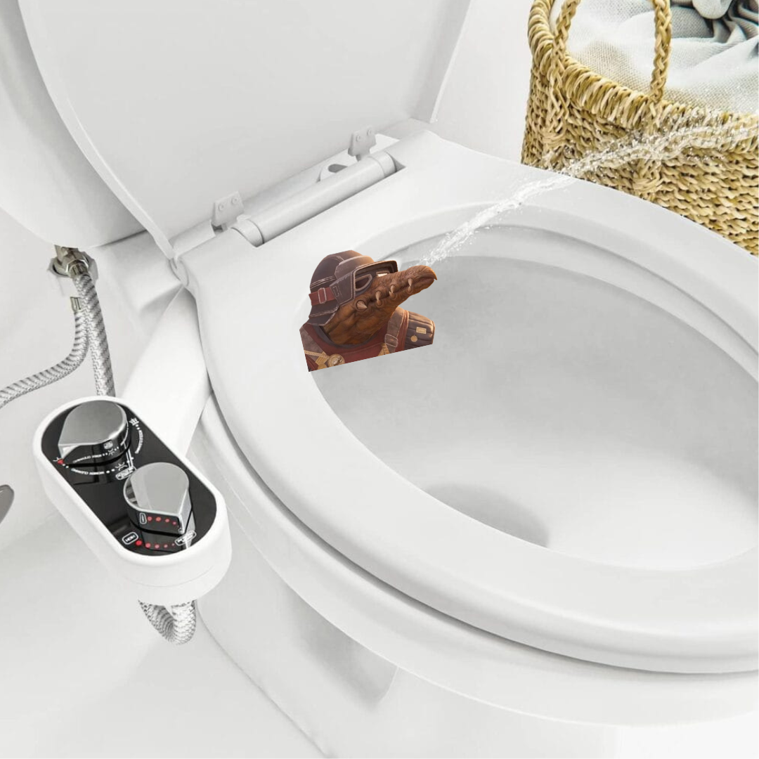 Bidet Blas. Scrib doon.