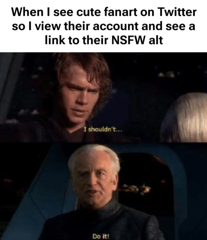 I shouldn't, it's not the Jedi way
