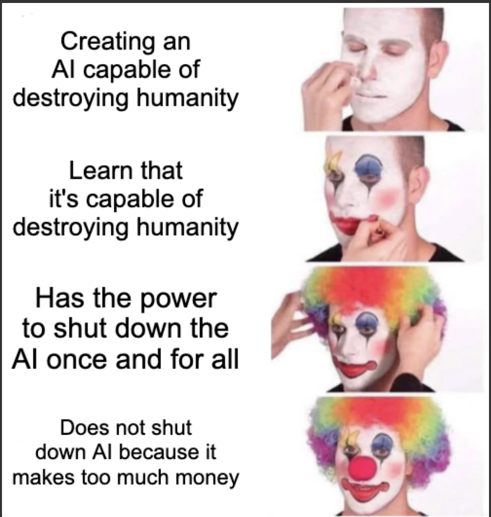 Money over mankind