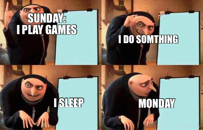 Sundays are too short for everything 😢